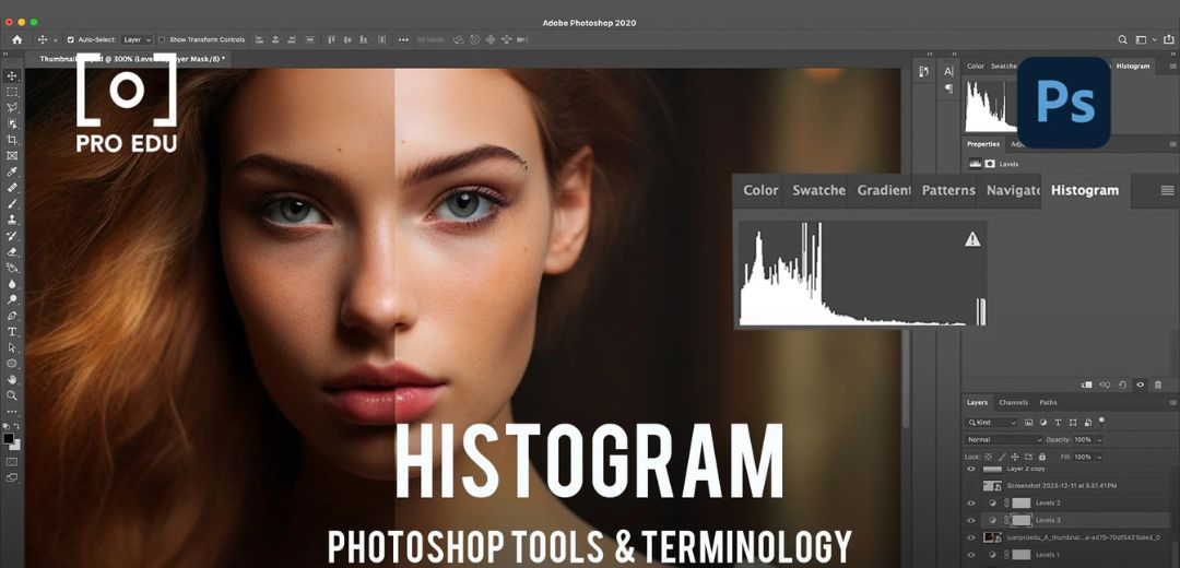 Post-production paysage dans Photoshop