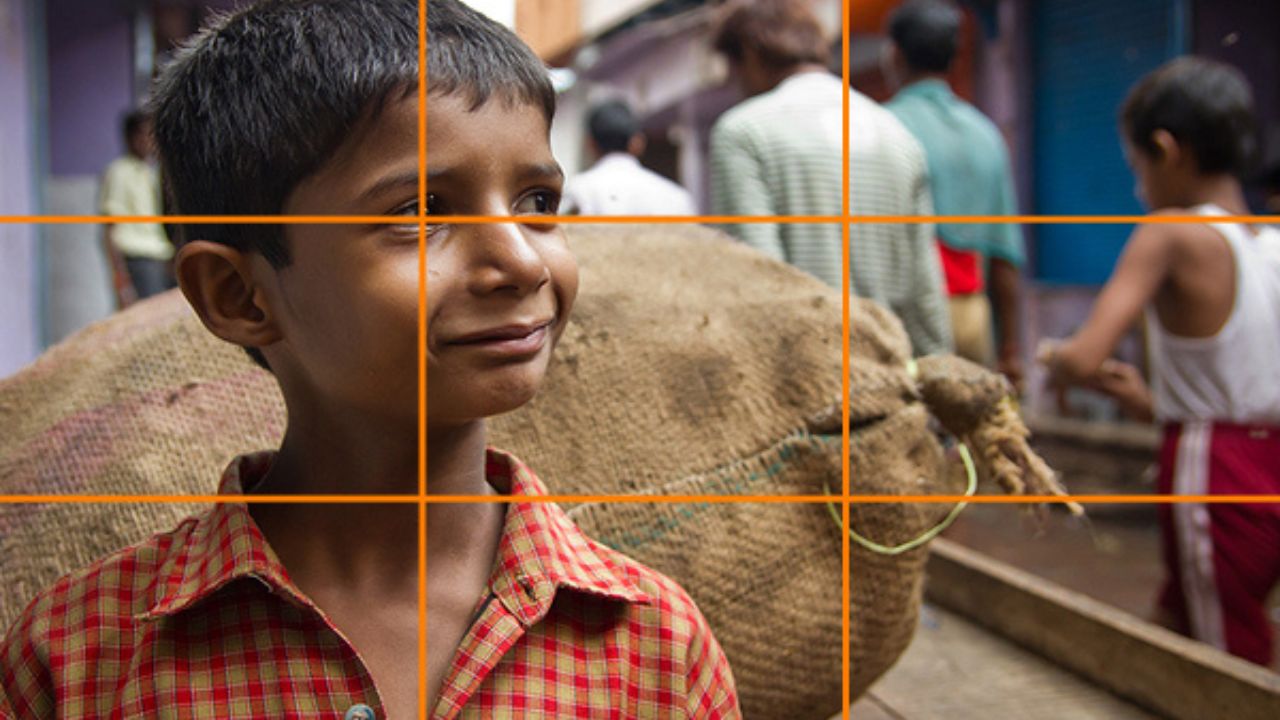 Règle des tiers appliquée au portrait